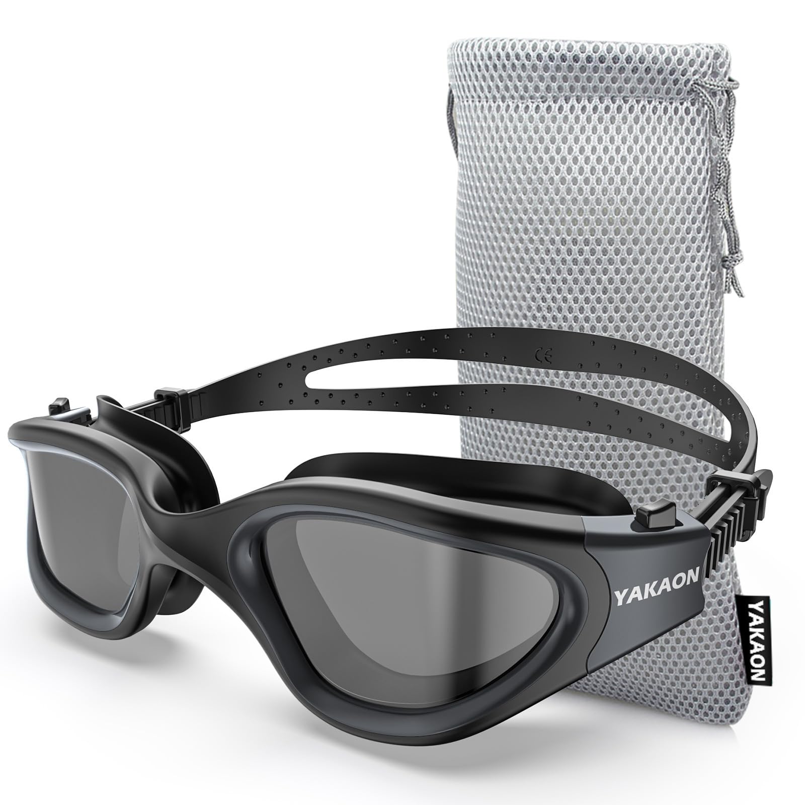 YAKAON G1 Polarized Swimming Goggles, Wide View Swim Goggles Anti-Fog for Men Women Adult — image 1