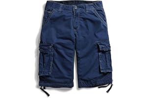 OCHENTA Men's Loose Fit Cargo Shorts with Multi Pockets