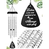 32'' Wind Chimes for Outside - Memorial Wind Chimes for Loss of Mother, Father or Loved One - Bereavement and Condolence Gift