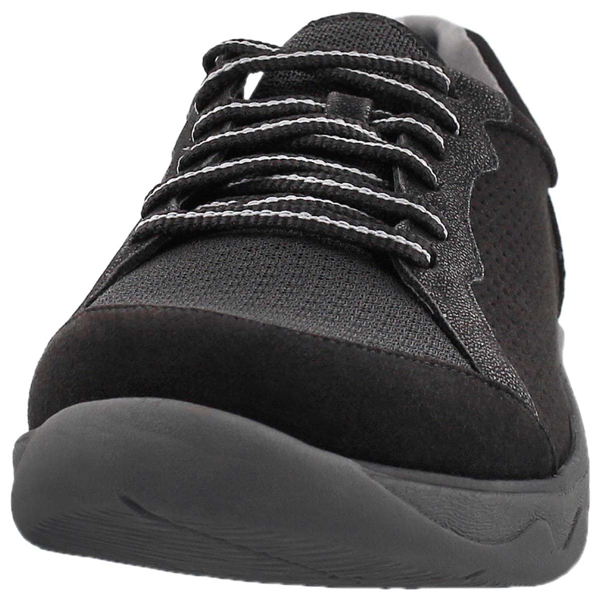 Clarks Women's McKella Nia Sneaker,Black Synthetic Nubuck,US 10 M - Image 3