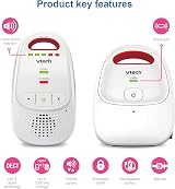 VTech BM1000 Digital Audio Baby Monitor with Rechargeable Battery Long Range view 3