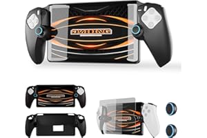 Coooudqs 3 in 1 Accessories Bundle for Playstation Portal. Incl. 1 x PS Portal Protective Case ,1 x HD Tempered Screen Protector and 2 x Thumb Grip Caps for PS5 Portal Remote Player