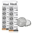 hilocell CR2025 Lithium 3V Coin Battery 10 Pack, 3 Volt CR 2025 Button Cell Batteries, Long-Lasting High Capacity 2025 Battery for Key Fobs, Remote Control, LED Candles - 10 Count