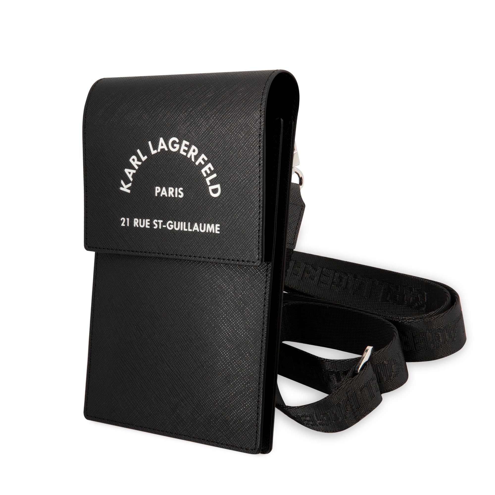 Karl Lagerfeld KLWBSARSGK Smartphone Case Black Embossed RSG
