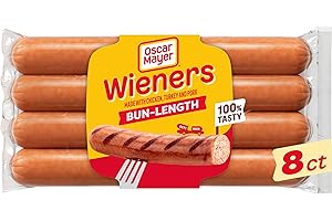 Oscar Mayer Bun-Length Wieners Hot Dogs, 8 ct Pack