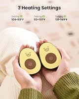 gaiatop Hand Warmers Rechargeable 2 Pack Avocado Shape 3 Settings USB view 3