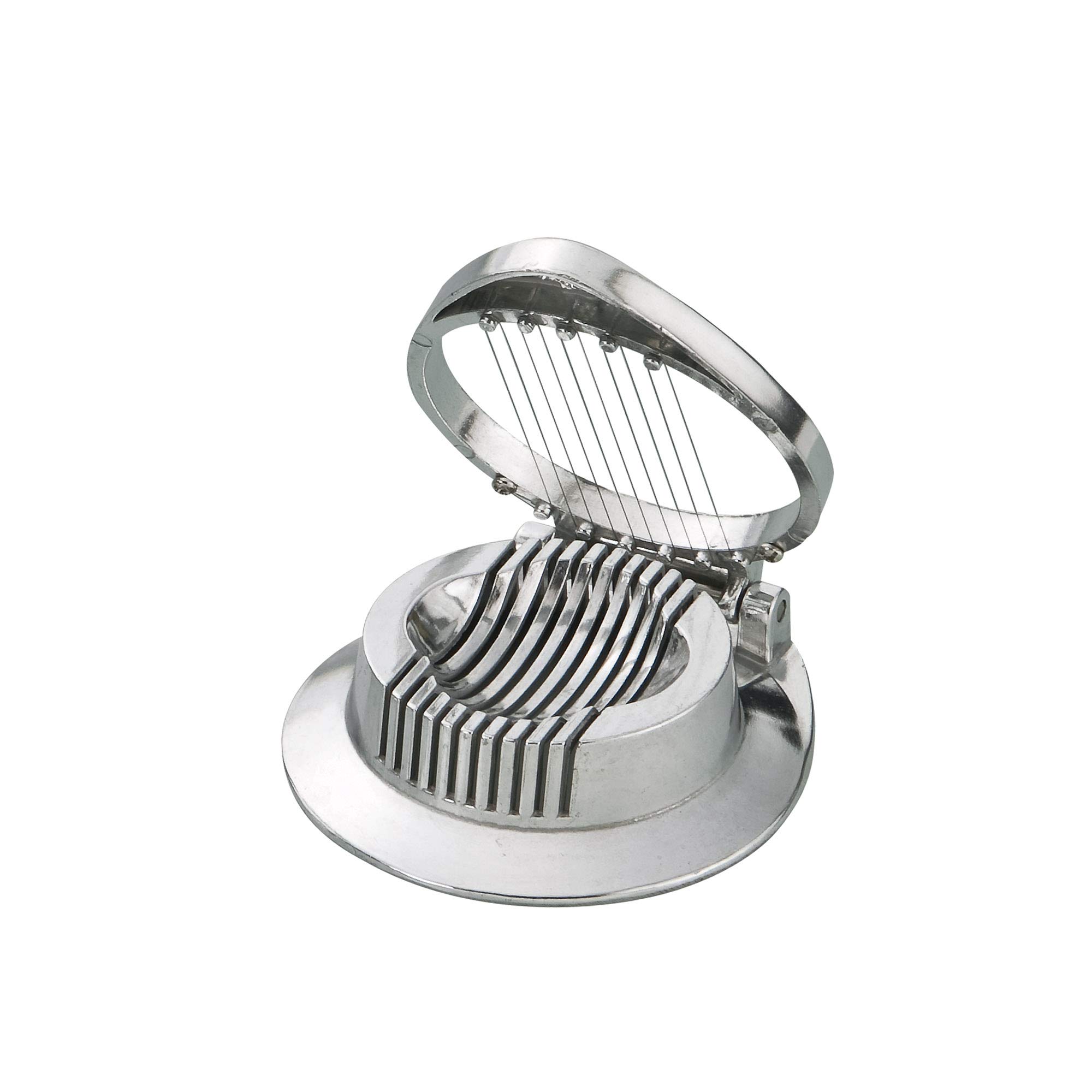 HIC Harold Import Co. 15504 HIC Classic Mushroom and Egg Slicer, Stainless Steel Wires, Aluminum, Silver