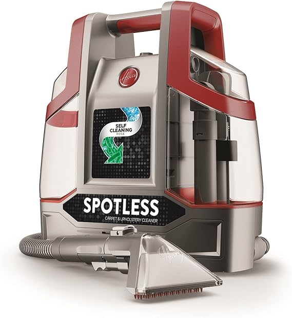 Hoover Portable Lightweight Carpet Spot Cleaner, Other, Red Spotless