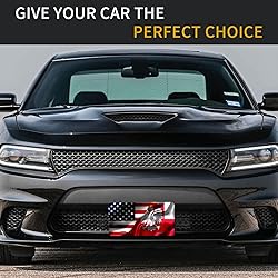American Flag and Poland Poles Flag License Plates