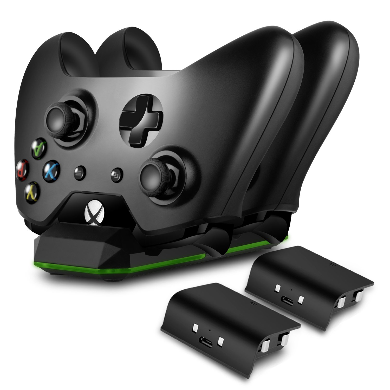 Xbox One X Controller Charger, YockTec Dual Controller Charging Dock