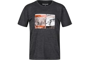 Regatta Childrens/Kids Findley Graphic Print Marl T-Shirt
