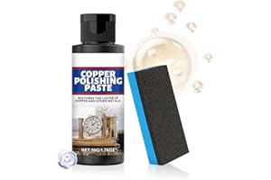 Brass Polish Cleaner,50g Multipurpose Cleaning Supplies - Bronze Polish Tarnish Remover Paste,for Sink Jewelry Coin Kitchen I