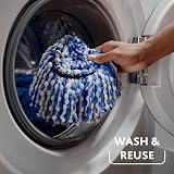 O-Cedar RinseClean Spin Mop & Bucket System with Extra Microfiber Mop Head view 7
