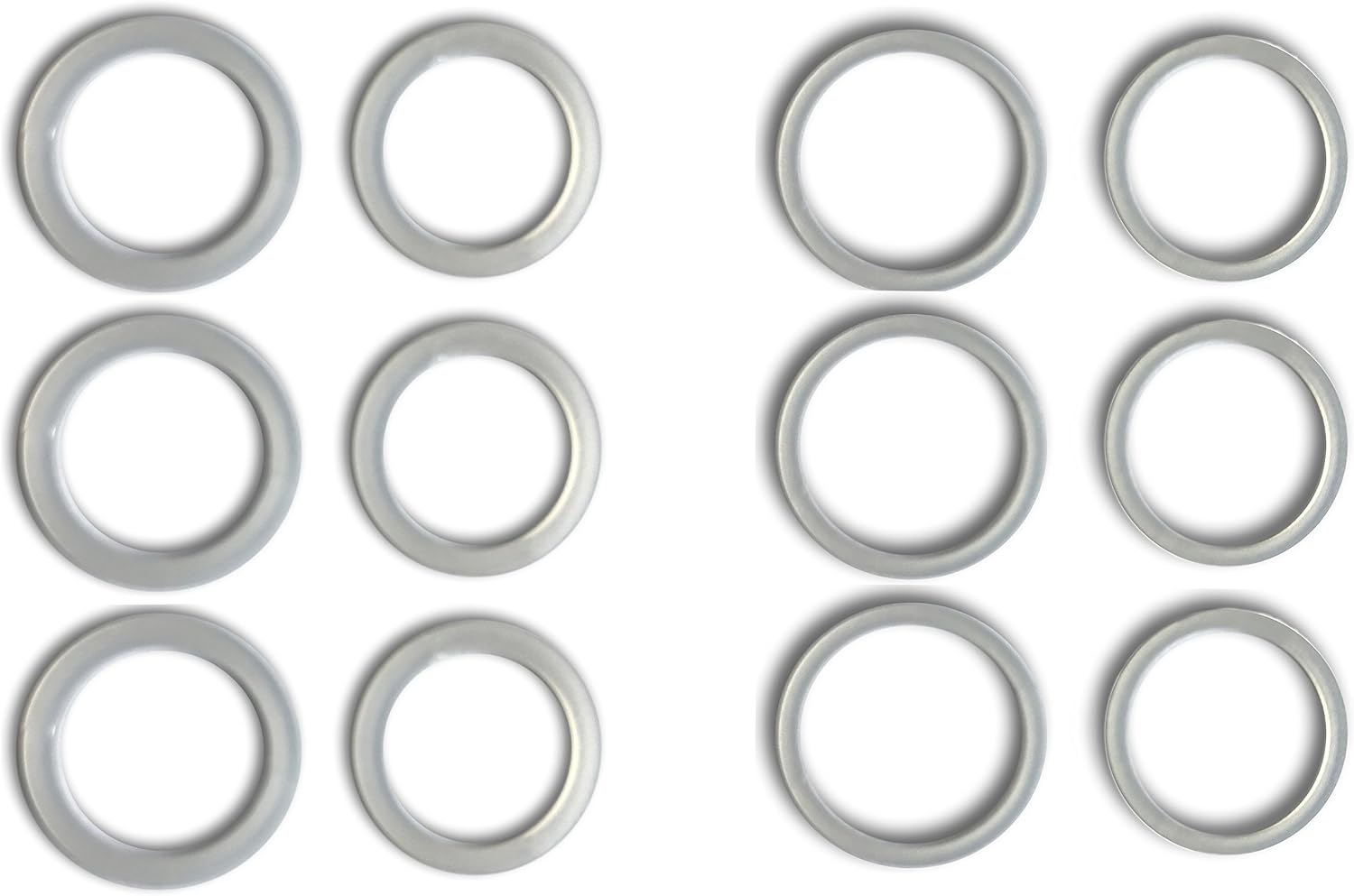 Nylon Washers for Door Handles With 19mm and 20.7mm Diameter for Door Handles 2 Sizes (Pack of 20), 0.81 inches