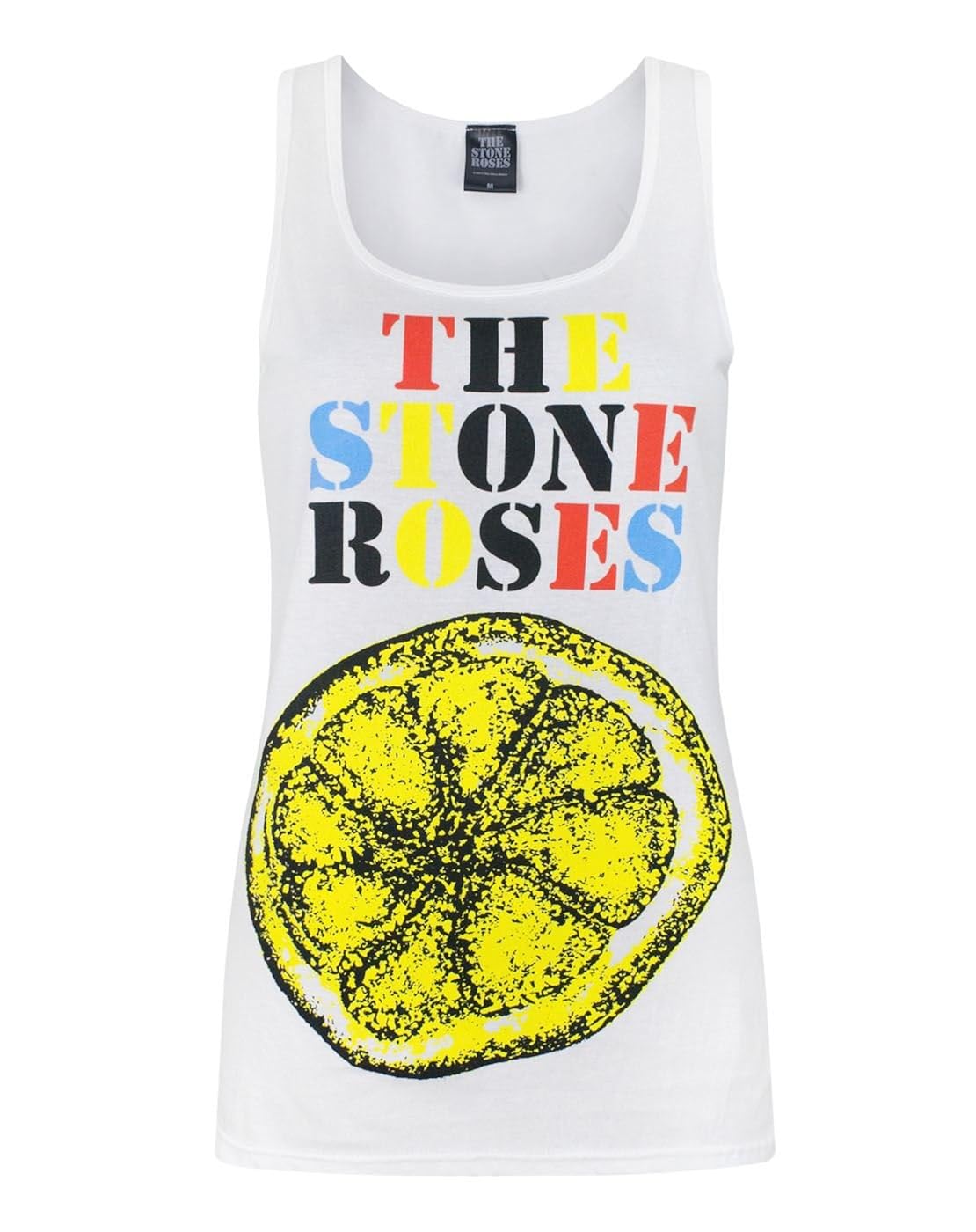 The Stone Roses Lemon Women's Vest Amazon.co.uk Clothing