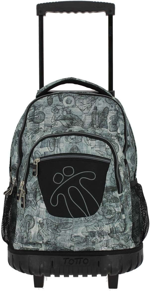 Totto School backpacks with wheels, large children's backpacks in and prints - Mochilas