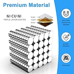 Magnets for Crafts, Caturledas 250 Pack 5x2mm Small