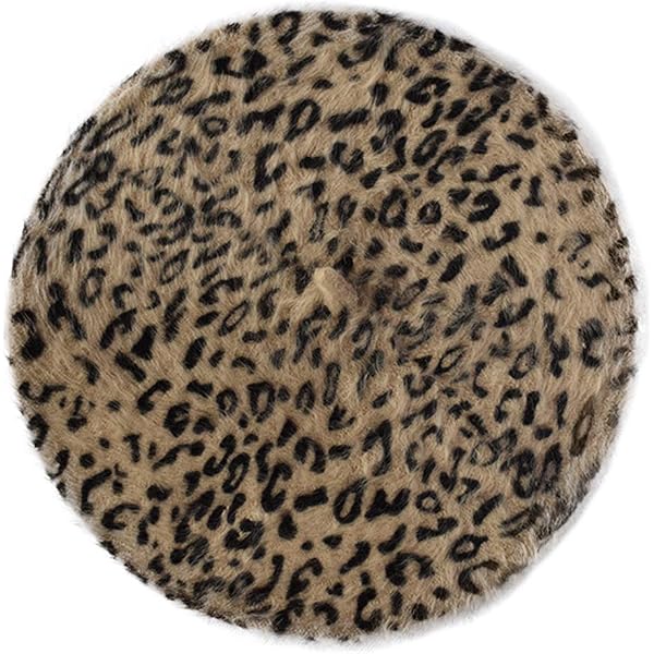 Angora Leopard Print Beret by Helen display picture 3