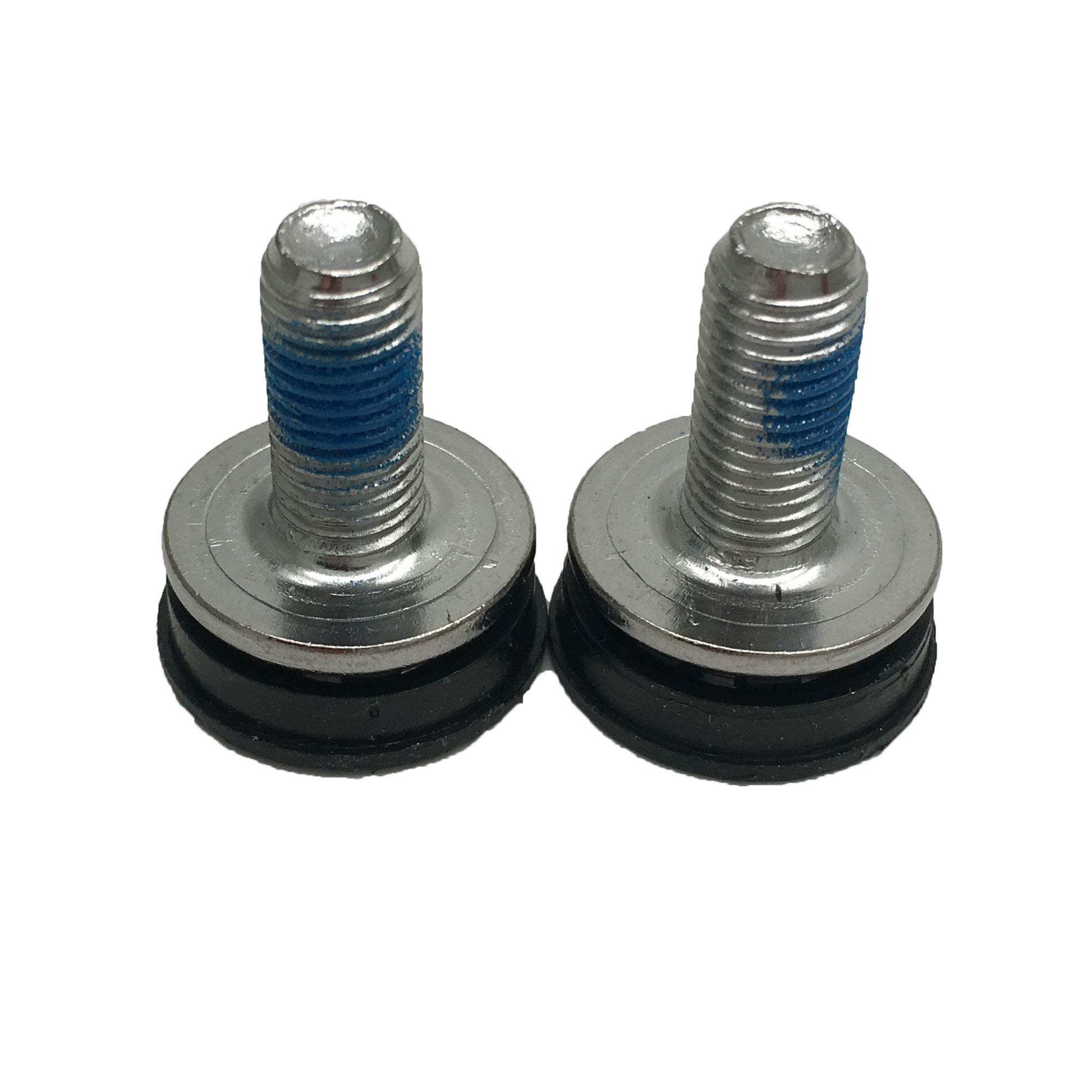 Bike Hex Crank Arm Bolts Spindle 8mm Allen Key Bolt Screws Capless Bottom Bracket for Cycling Bicycle Axle (2 Pcs)