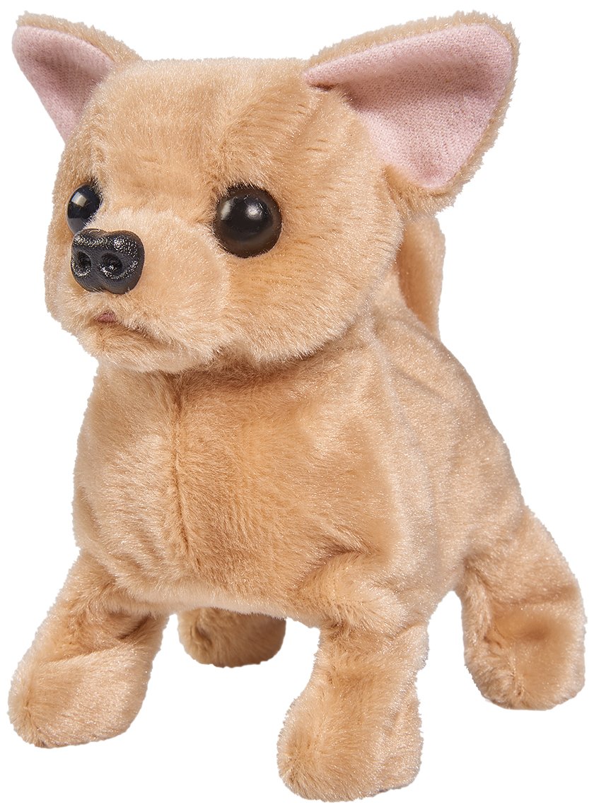 Simba 105893236 ChiChi Love Baby Puppy, for Children from 3 Years, Soft Toy Dog, 15 cm Tall that Runs, Barks and Wiggles with Tail