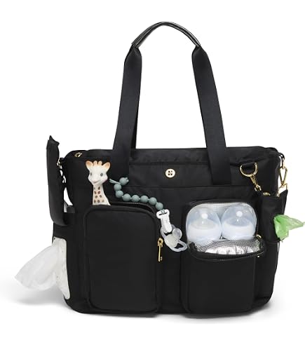 Simple Joys by Carter's Kid's Everyday Diaper Backpack Accessory, Black, One Size : Baby