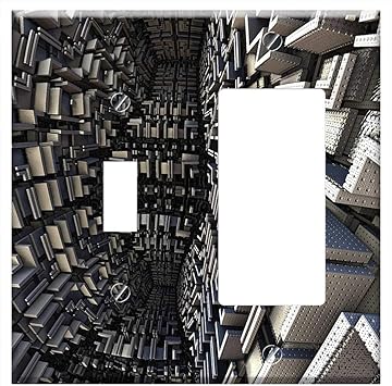 Placa De Pared Fractal 3d Render Diseno Estructura 7 Amazon Es