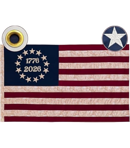 Amazon.com : Founding Fathers Flags - 76 Bennington Vintage Flag