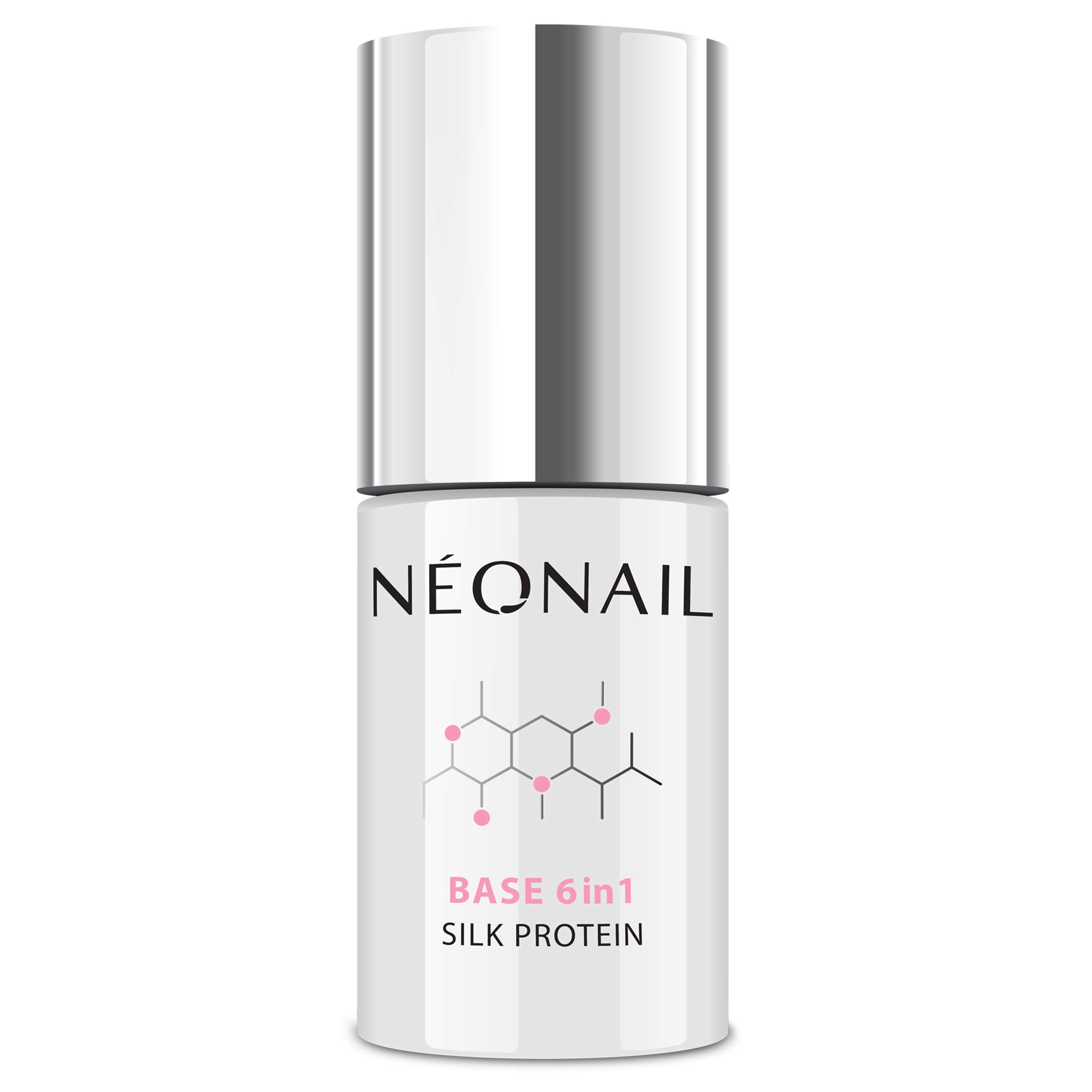 NÉONAIL Gel Nail Polish Base Coat - Base 6in1 Silk Protein - Long Lasting Nail Art Manicure - LED UV Nail Lamp Gel - 7,2ml — image 1