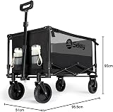 Sekey Folding Trolley 330LBS Capacity Heavy Duty Camping Beach Wagon view 8
