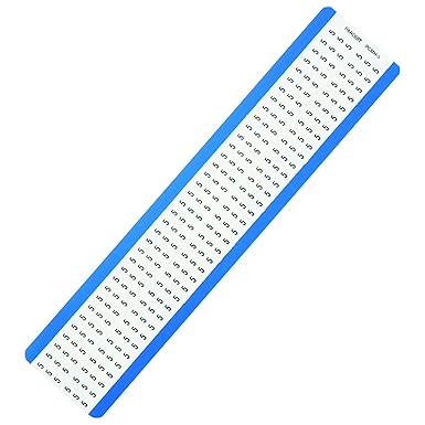 Panduit Wire & Cable Label - H5-1/4 Width x 1 1/2 Length - Rectangle - White, Black - Vinyl C ...