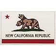 Fallout PVC Patch - New California Republic Flag - Hook and Loop