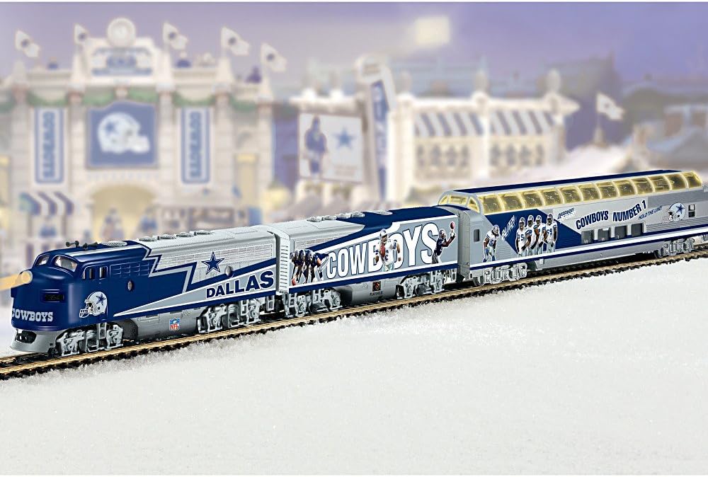 dallas cowboys train set