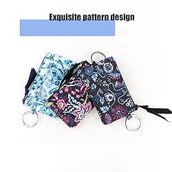 AZUZAOHA Women's Lanyard with Wallet Zipper ID Case