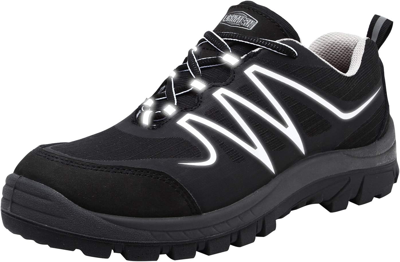white steel toe tennis shoes