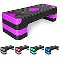 KL KLB Sport Adjustable Exercise Workout Aerobic Stepper Step Platform Trainer