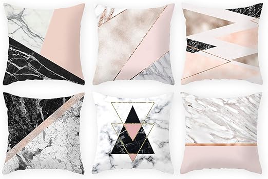 marble throw pillows