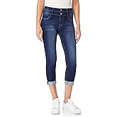WallFlower Women's Juniors InstaSoft High-Rise Sassy Fit Skinny Stretch Crop Jeans