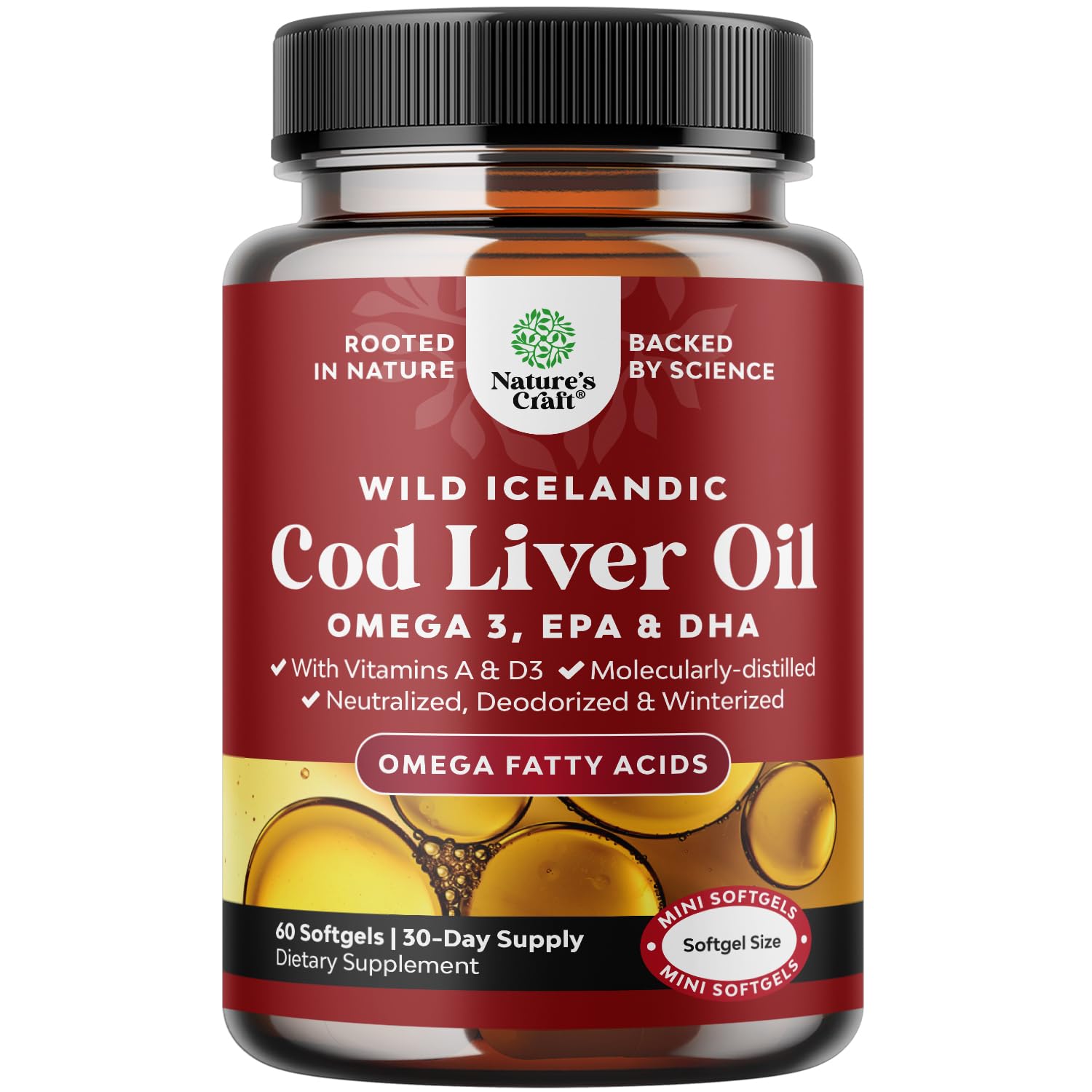 Wild Icelandic Cod Liver Oil