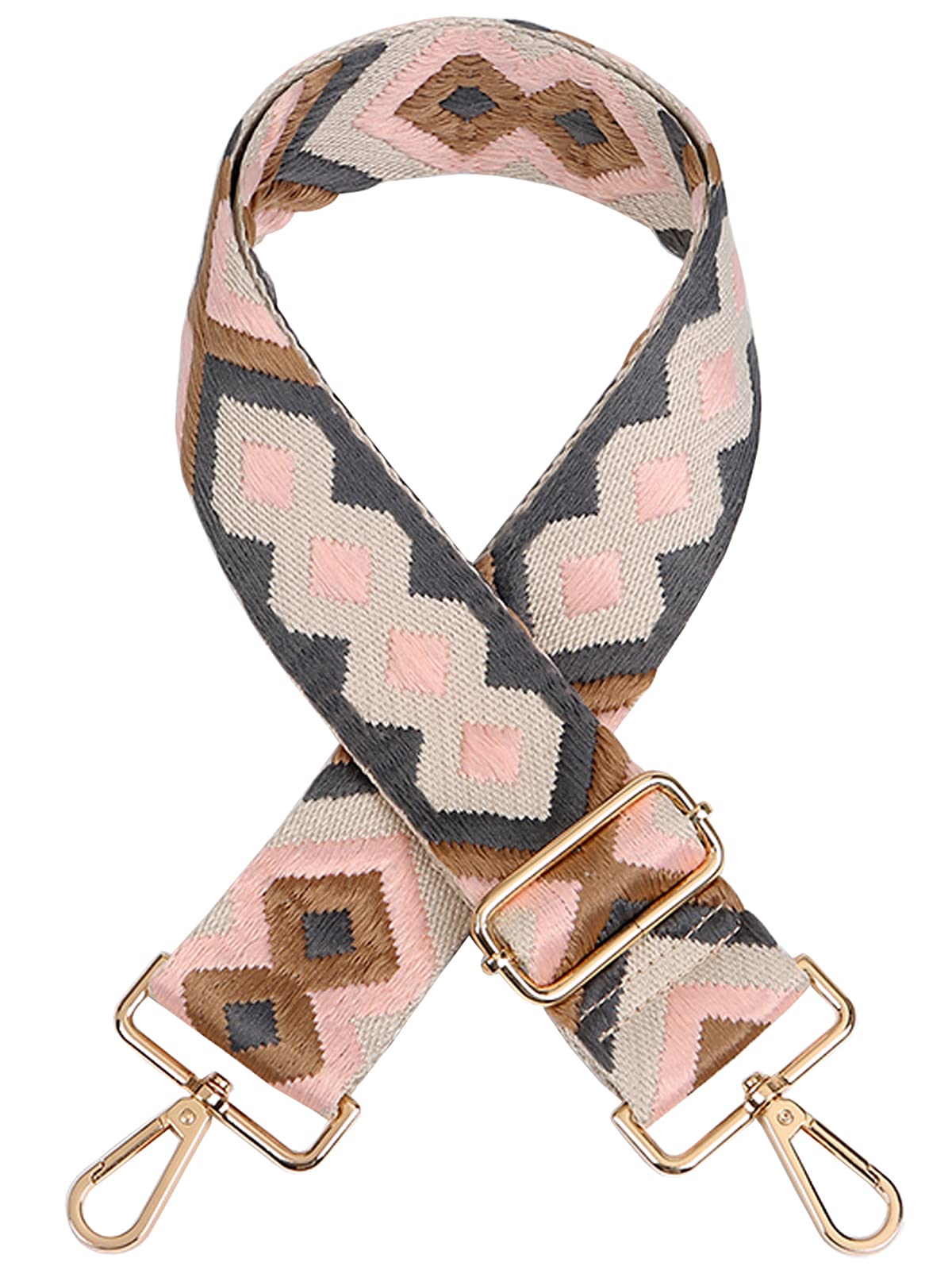 Adjustable Wide Shoulder Strap Replacement Belt Crossbody Canvas Bag Handbag Wide 3.8cm