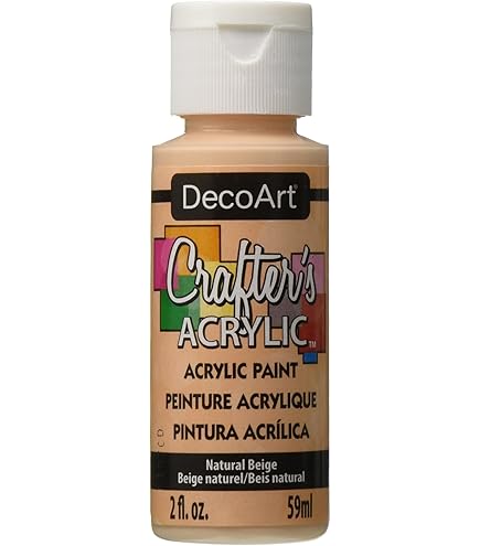 Vernice Acrilica DecoArt Americana - Flesh Tone, 59 Ml, Opaca, Multiuso, Per Mestieri E Pittura, Prodotto USA