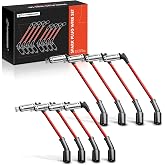 A-Premium 8MM Spark Plug Wires Set of 8, V8 Compatible with Chevrolet, GMC | for Chevrolet Silverado 1500, Tahoe, Silverado 2500 HD, Impala &amp; GMC Sierra 1500, Yukon, Sierra 2500 HD &amp; Cadillac Escadade