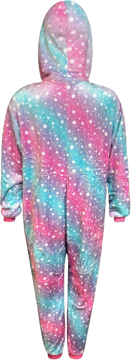 Unicorn Onesie Womens Comfy Pyjamas Mens Soft Sleepsuit ...