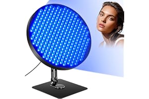 Professional Tanning Lamp for Face and Body, 1200W Sun Lamp with Desktop Rotating Stand, 6 Energy Levels with Timer (5-30 Min