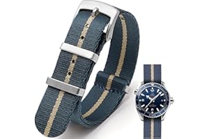 Nizonlaie Military Ballistic Nylon Watch Band Heavy Buckle 18mm 20mm 22mm 24mm Thick G10 Premium Nylon Watch Bands Smart Watch Replacement Band Strap for Men Women