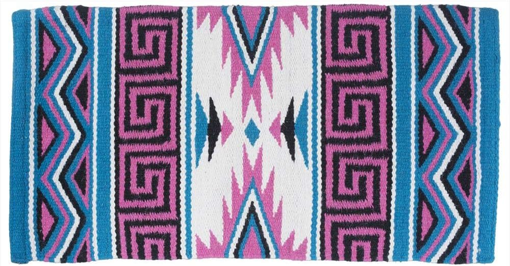Tough 1 Mayan Wool Saddle Blanket Pink