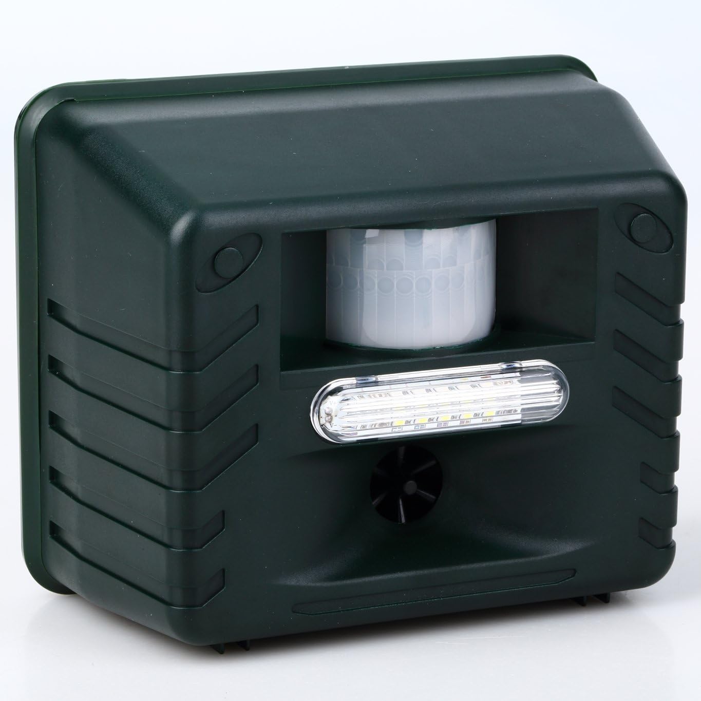 SEICOSY Cat Repellent Ultrasonic Motion Sensor,Strobe,Alarm