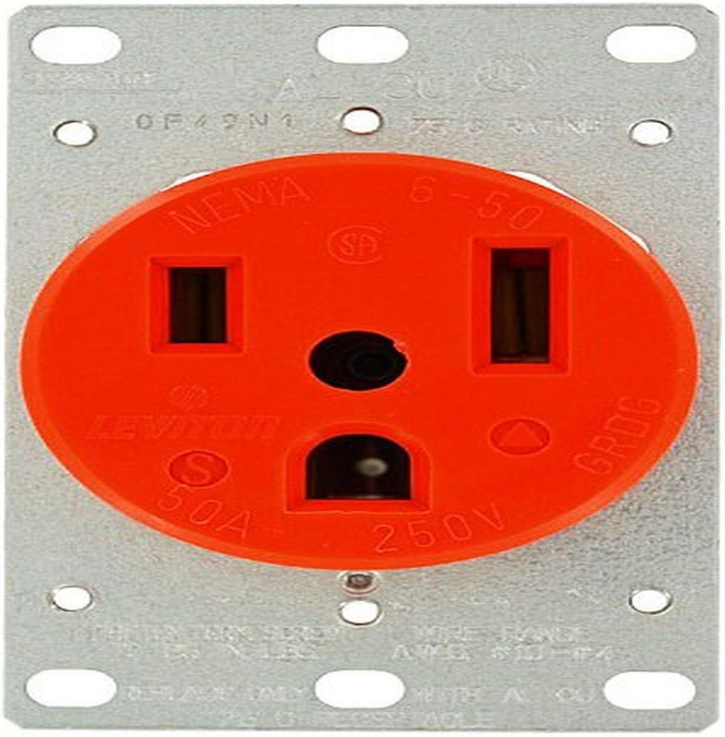 Leviton 5374IG, Orange Electric Plugs