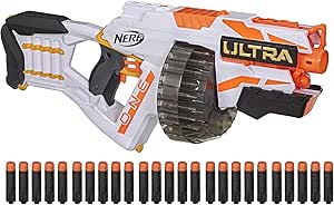 NERF Ultra One Motorized Blaster -- 25 Ultra Darts -- Farthest Flying Darts Ever -- Compatible Only Ultra One Darts