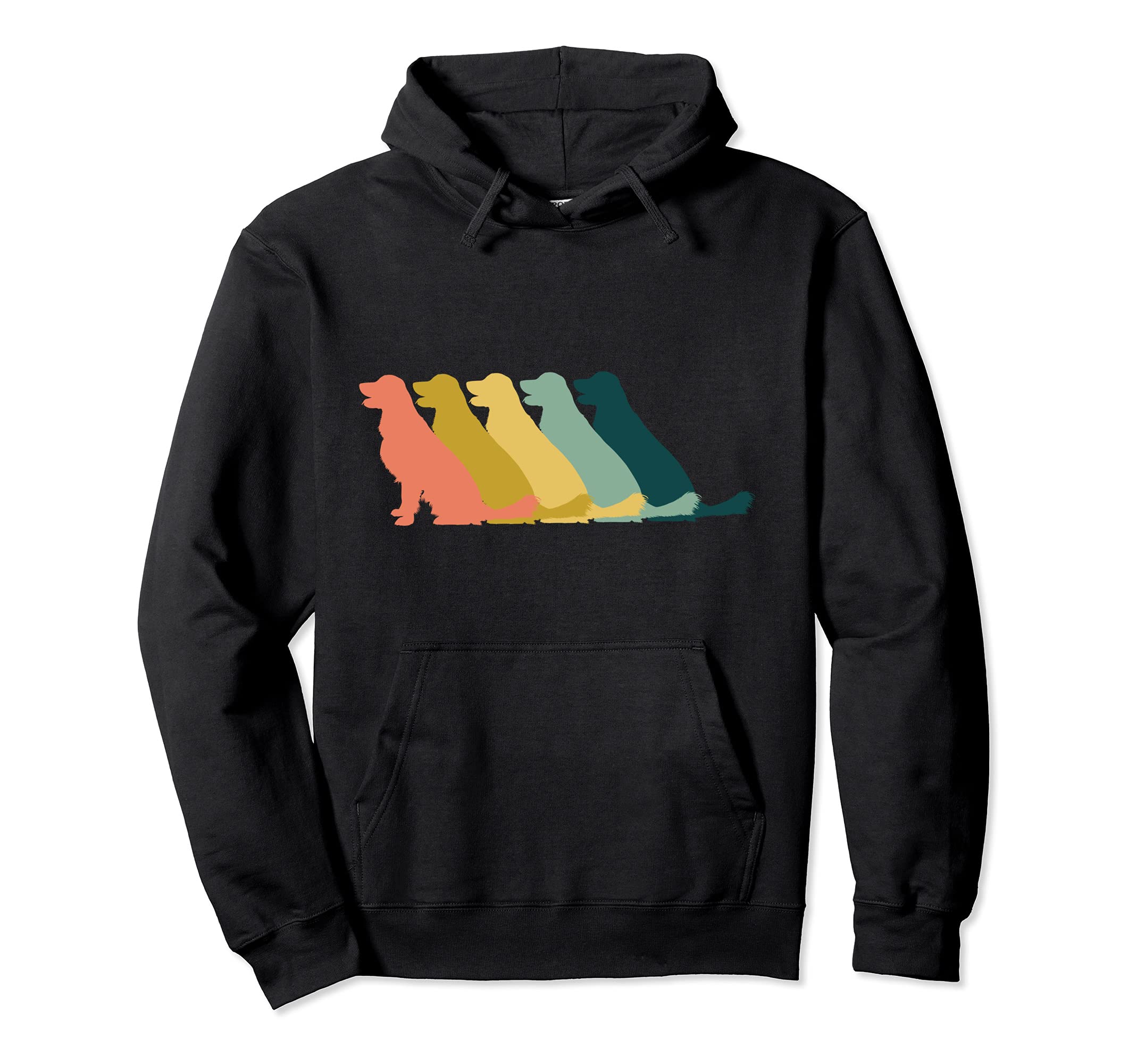 Retriever Dog Retro Pop Art Pullover Hoodie
