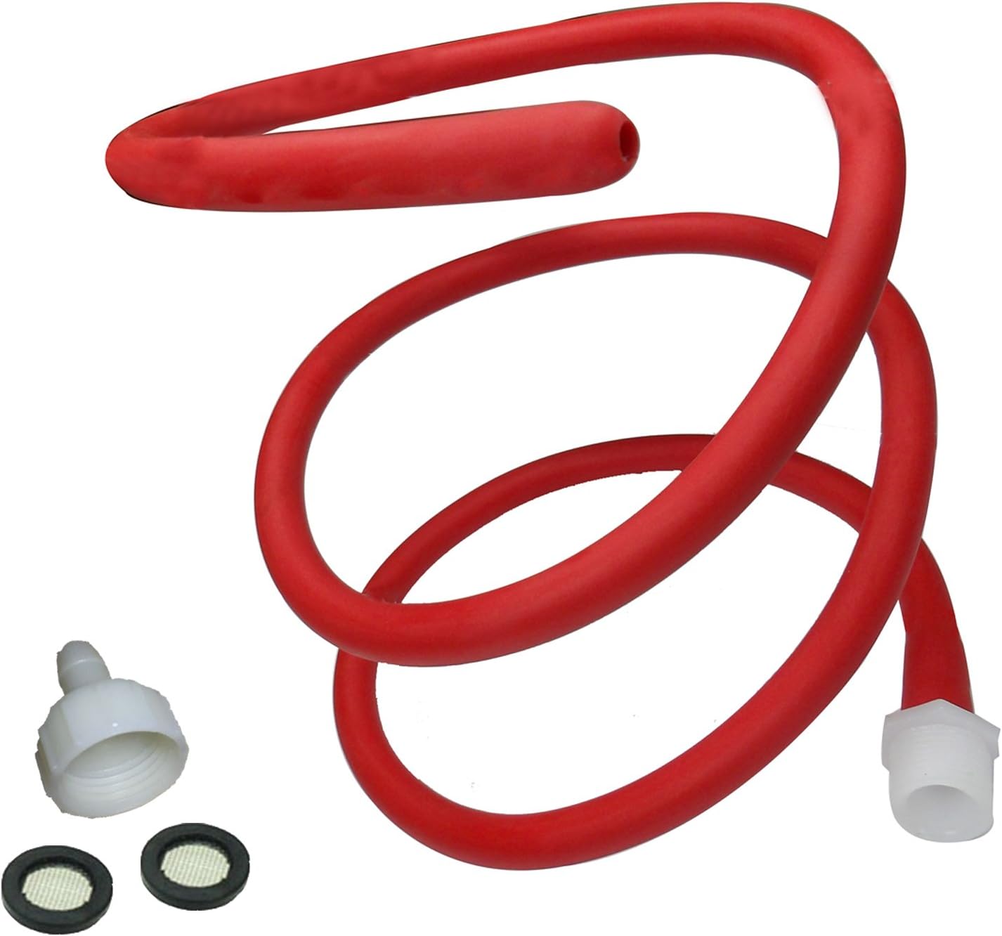Enema Kit Shower Tubing Anal Cleaning Reusable Douche Red Hose Nozzle(59 in) Health